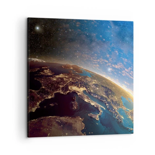 Obraz na plátně - Podívejme se na sebe s odstupem - 50x50 cm