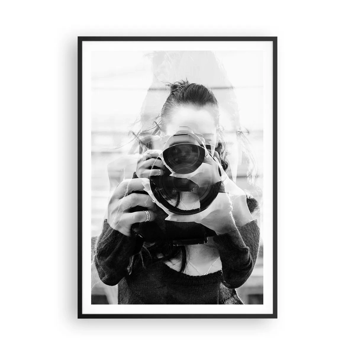 Plakát v černém rámu - Tvůrce a materiál - 70x100 cm