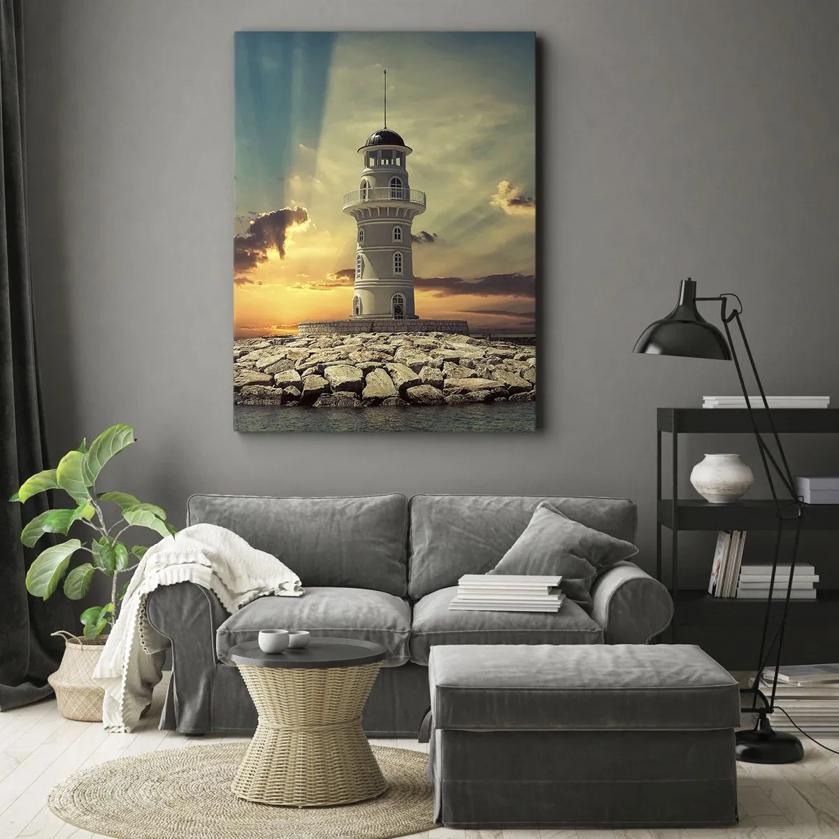 Obraz na plátně - Světlo - Dobro - Krása - 50x70 cm