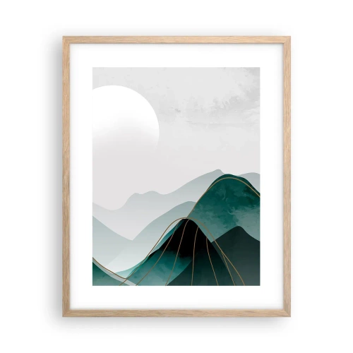 Plakát v rámu světlý dub - V plném majestátu - 40x50 cm
