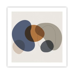 Plakát - Kapky barev - 50x50 cm