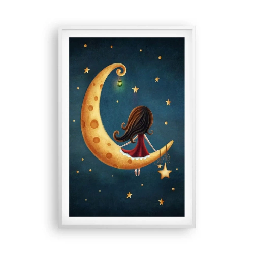 Plakát v bílém rámu - Kdysi dávno… - 61x91 cm