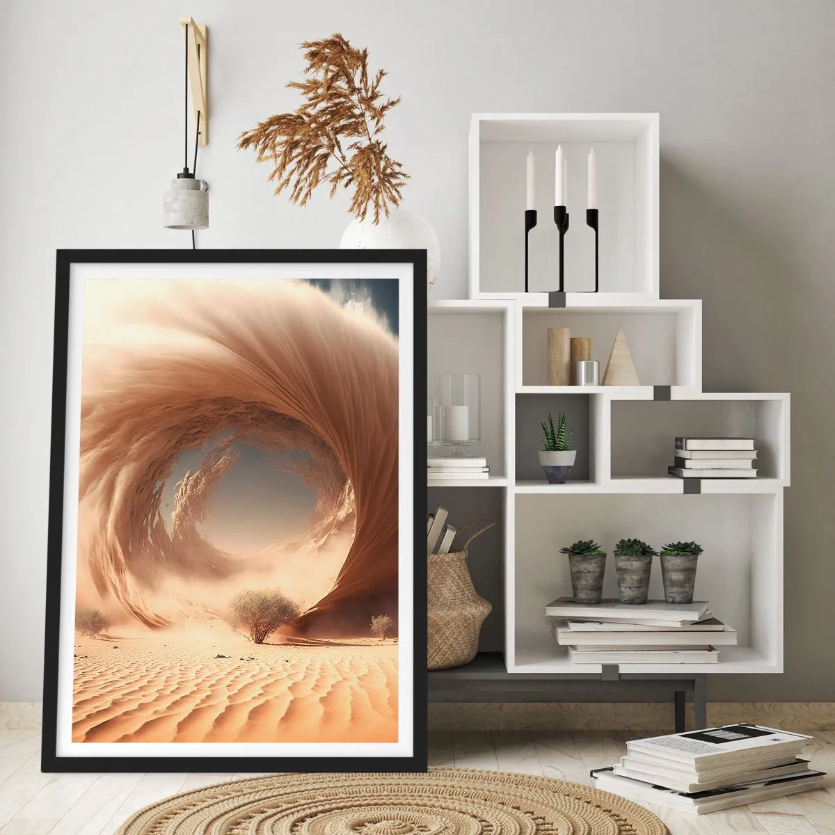 Plakát v černém rámu - Otevřený portál - 70x100 cm