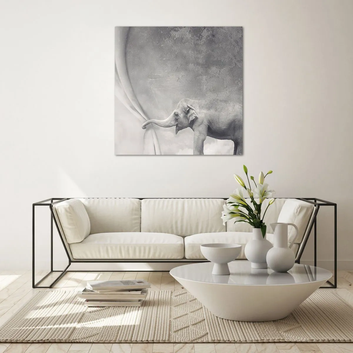 Obraz na skle - Odhalit tajemství - 30x30 cm