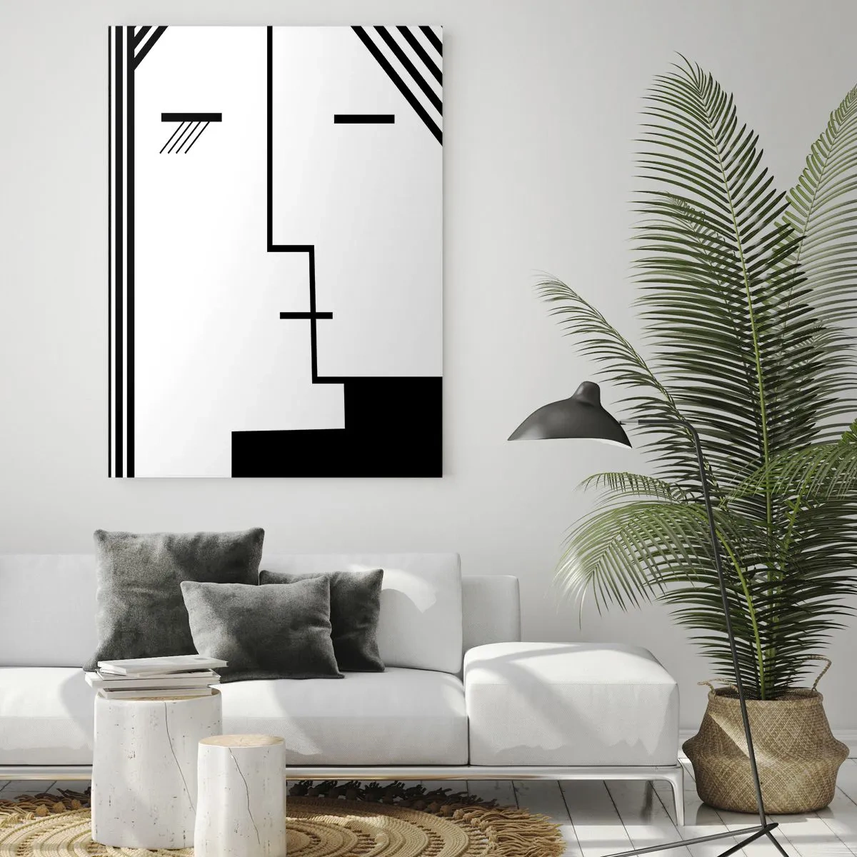 Obraz na skle - Prostě polibek - 50x70 cm