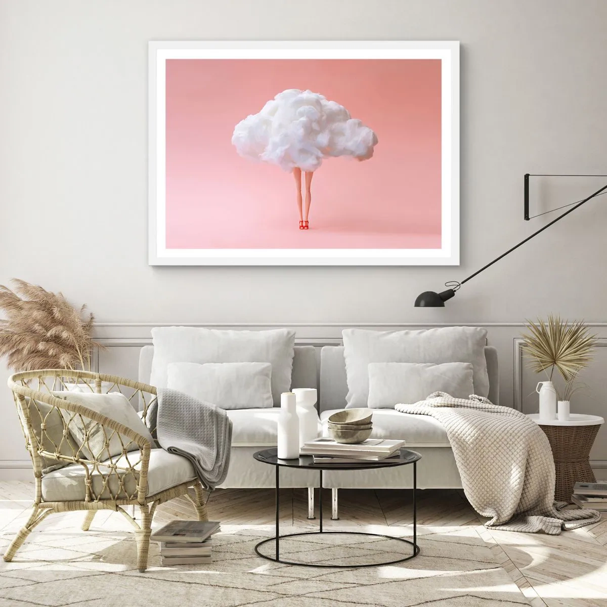 Plakát v bílém rámu - Sladký slib - 91x61 cm