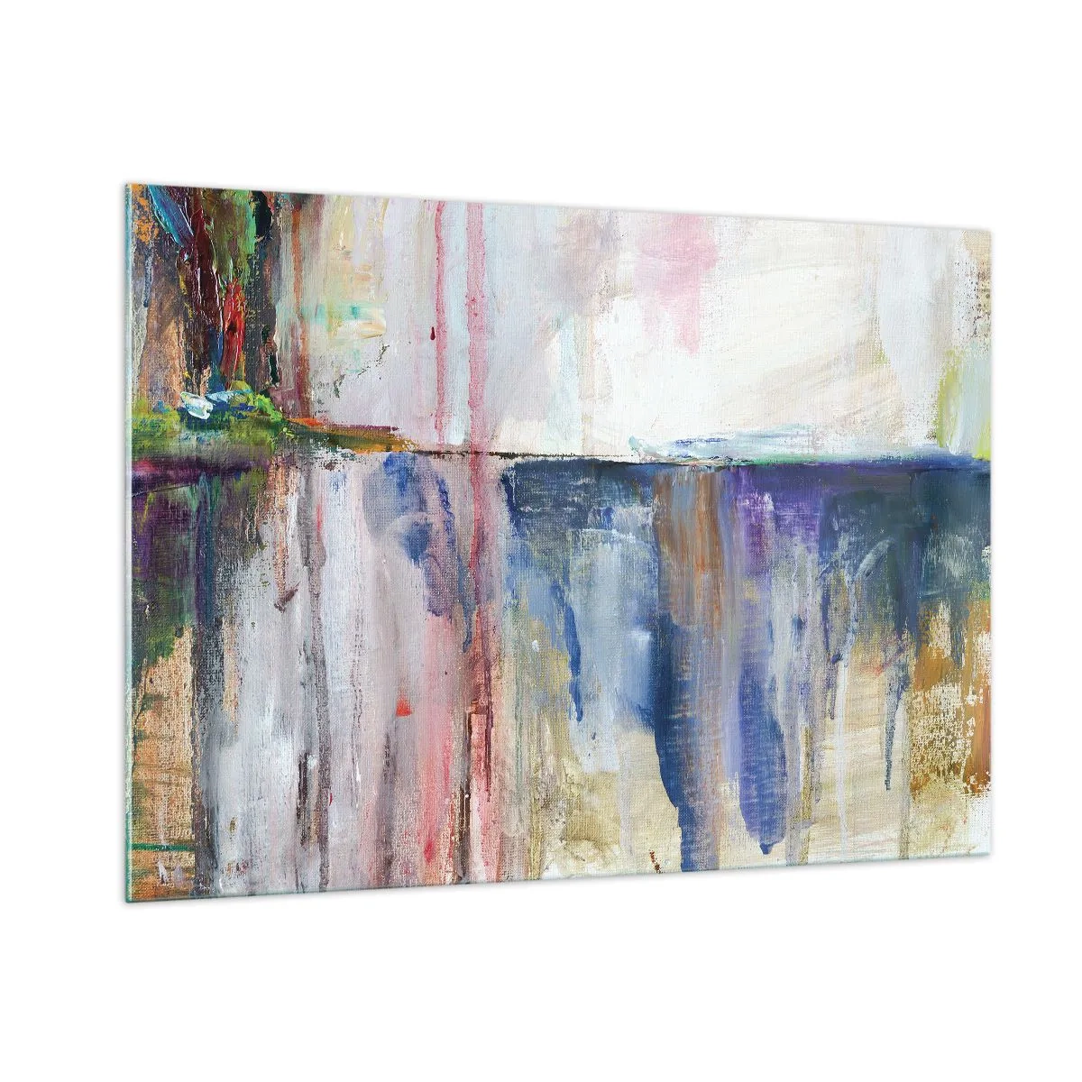 Obraz na skle - Barevné dojmy a asociace - 100x70 cm