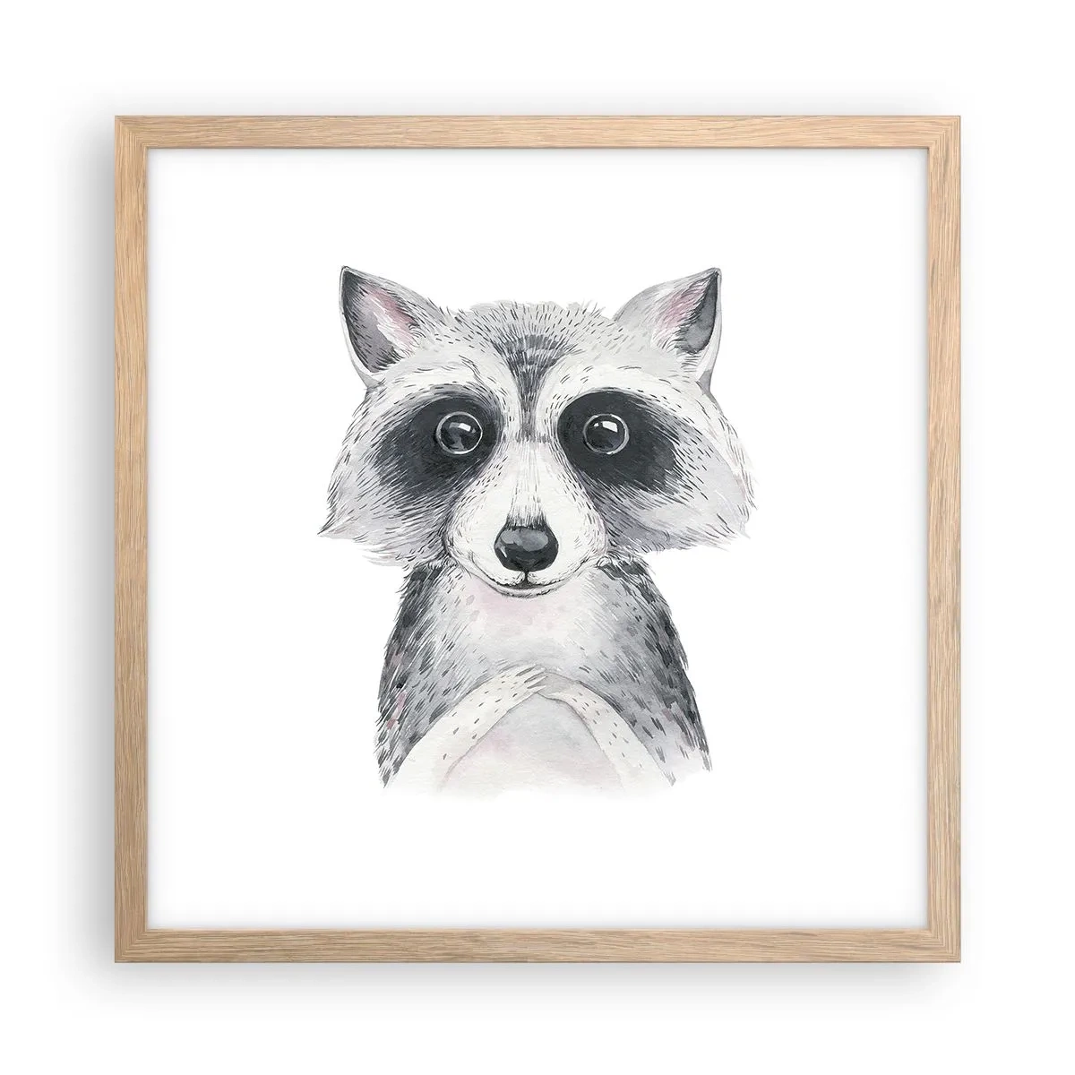 Plakát v rámu světlý dub - Chvíle dojetí - 40x40 cm