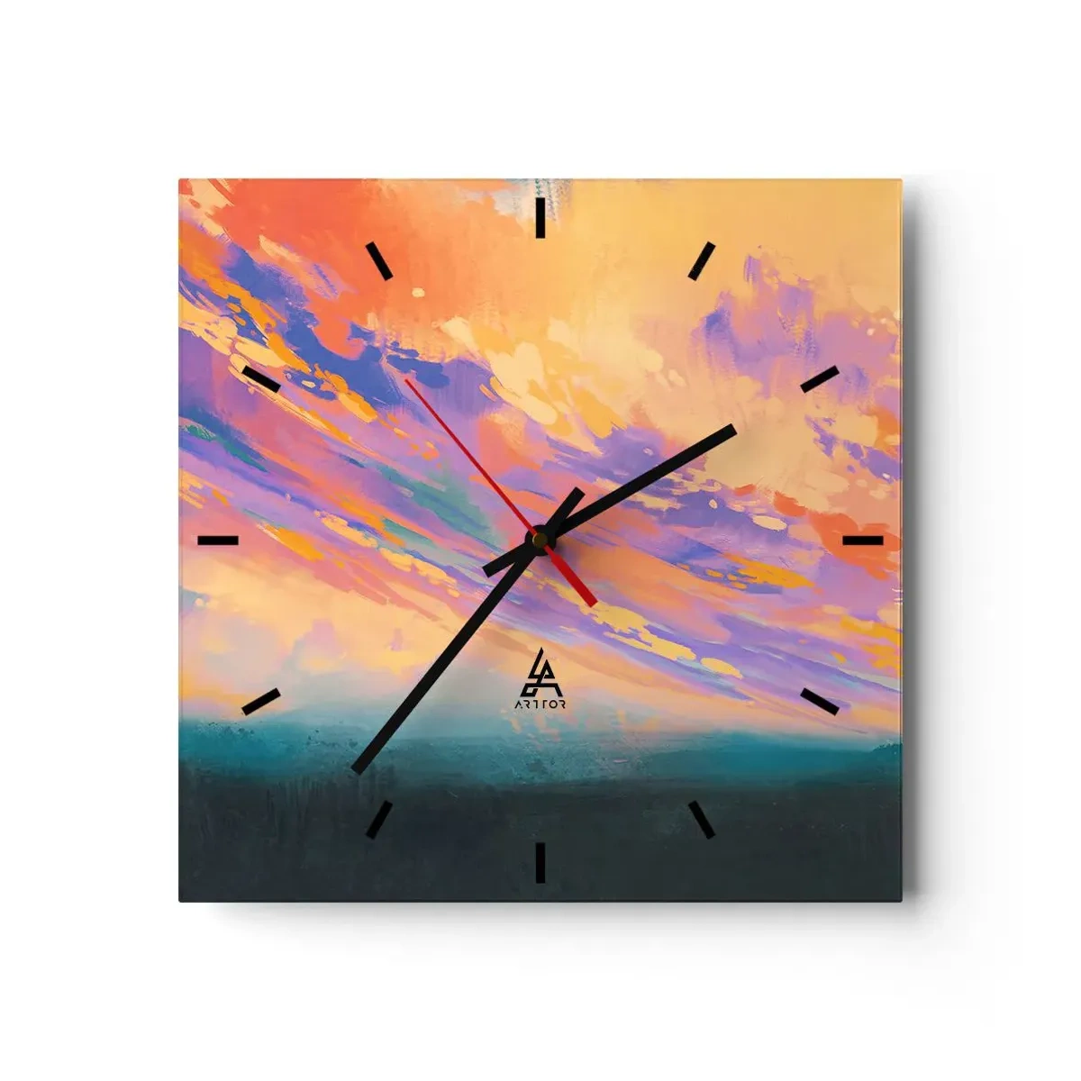 Nástěnné hodiny - Síla přitažlivosti - 30x30 cm