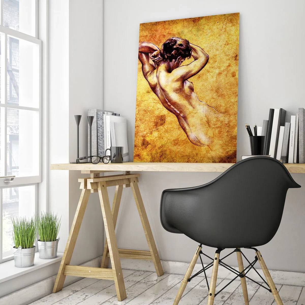 Obraz na skle - Odhalené, ale stále tajemství - 50x70 cm