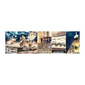 Vzor Fototapety Samolepicí Deluxe Sticker - Pomník viktoriánského impéria - Město, Londýn, Architektura - 100x30 cm