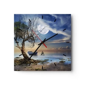 Nástěnné hodiny - Je to konec nebo začátek? - 30x30 cm