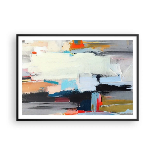 Plakát v černém rámu - Nějaký způsob? - 100x70 cm