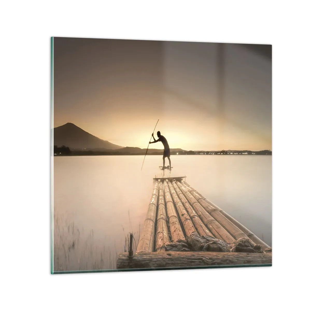 Obraz na skle - Před odpočinkem - 30x30 cm