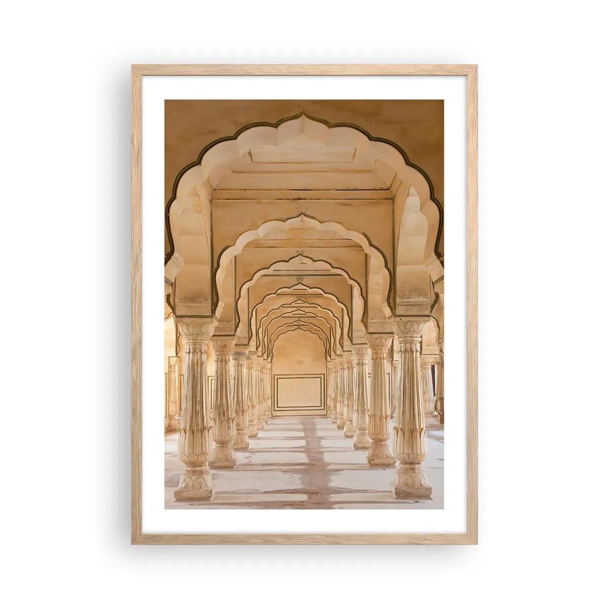Plakát v rámu světlý dub - V mahárádžově paláci - 50x70 cm