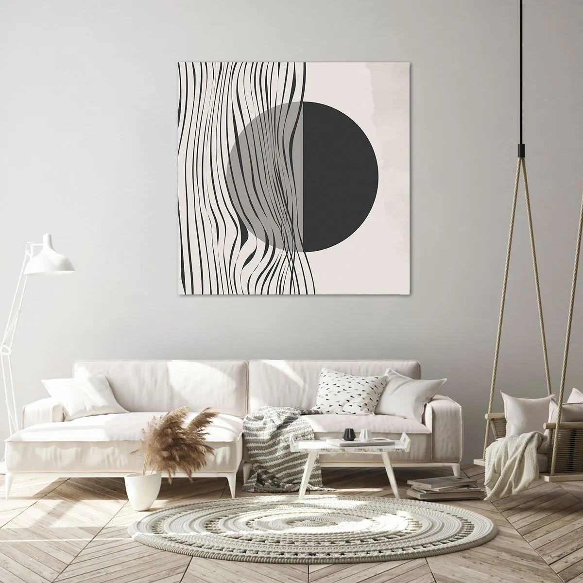 Obraz na plátně - Poloviční kompozice - 60x60 cm