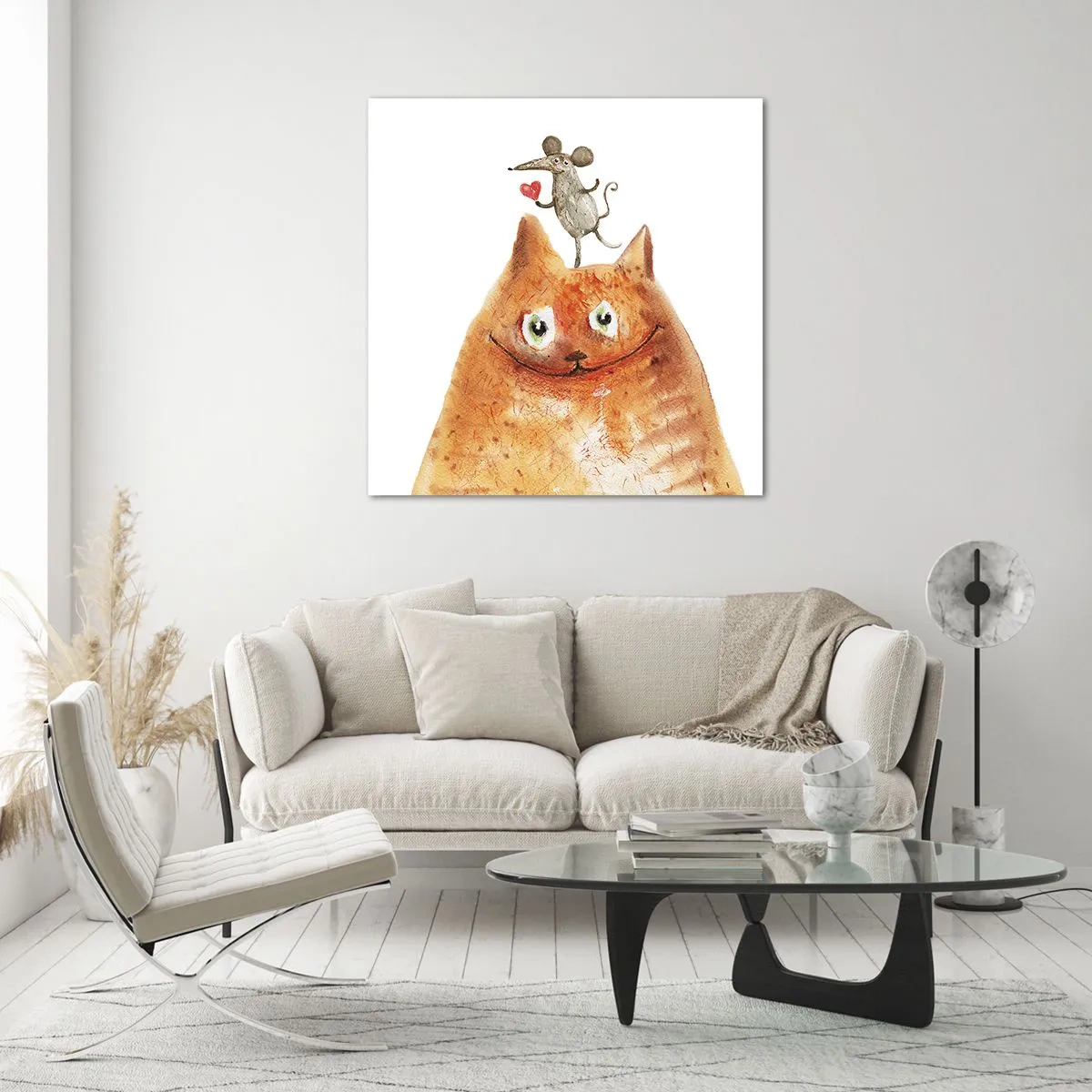 Obraz na skle - Paradoxy lásky - 50x50 cm