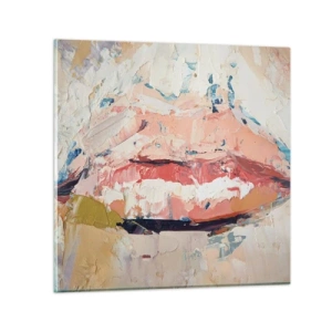 Obraz na skle - Probouzí smysly - 40x40 cm