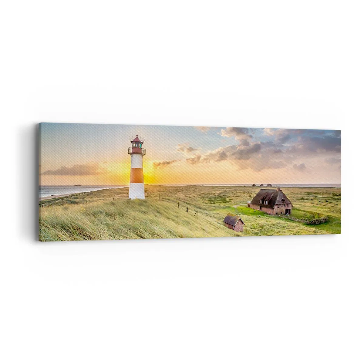 Obraz na plátně - Mezi vlnami - 90x30 cm