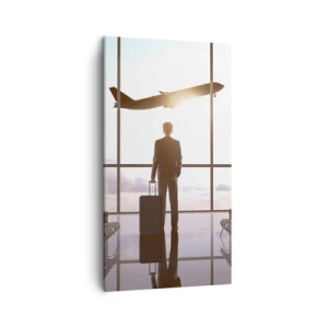 Obraz na plátně - Máš čas, zpomal - 45x80 cm