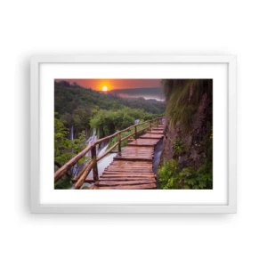 Plakát v bílém rámu - Neuvěřitelná krása - 40x30 cm