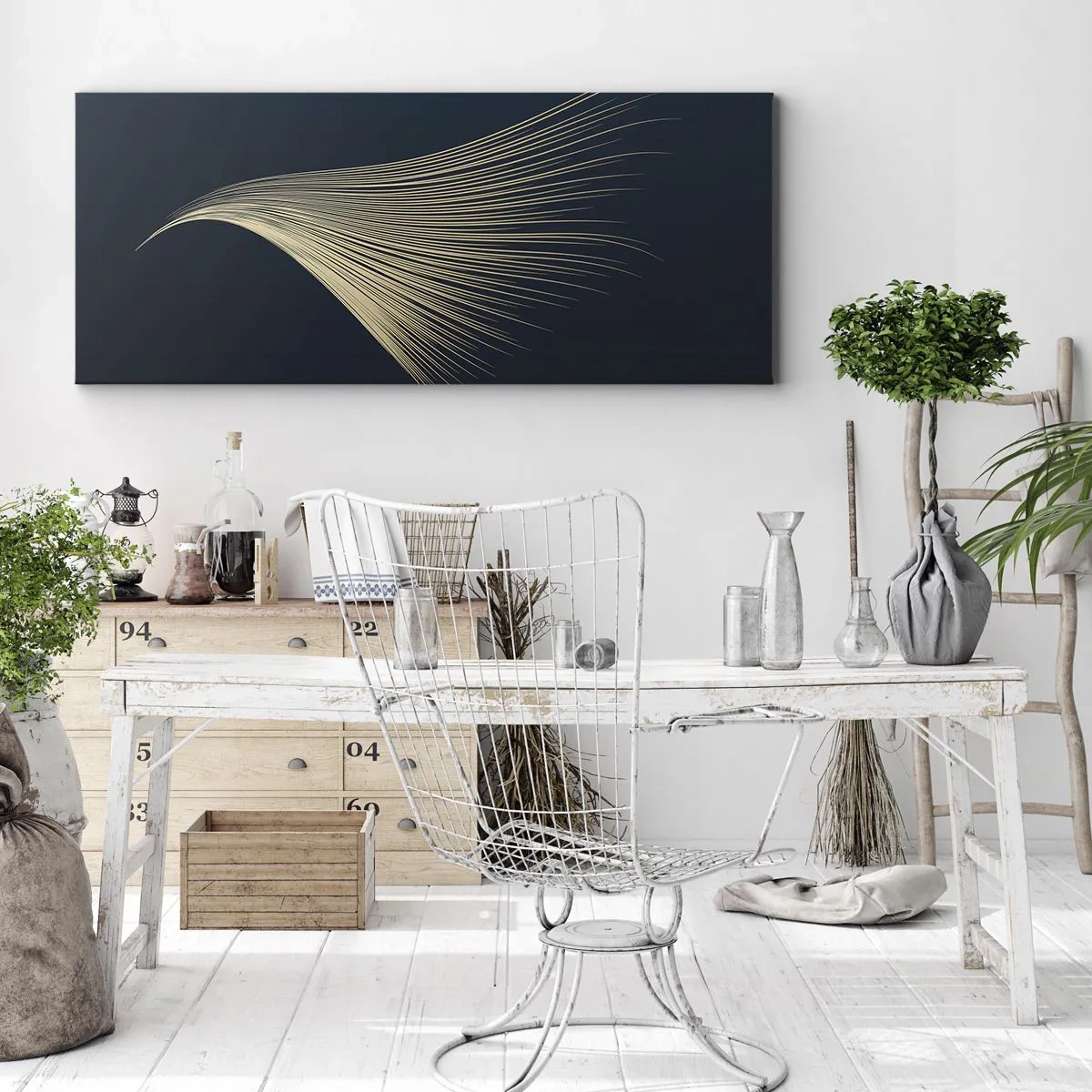 Obraz na plátně - Jako andělské vlasy - 160x50 cm