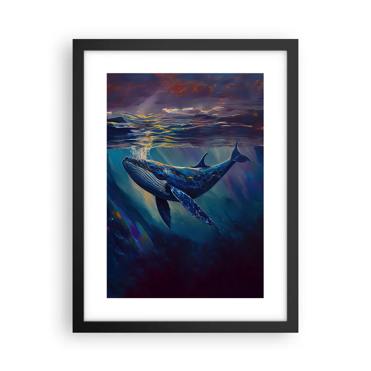 Plakát v černém rámu - Vítej v mém světě - 30x40 cm