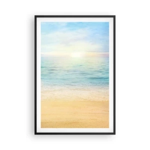 Plakát v černém rámu - Velká modř - 61x91 cm