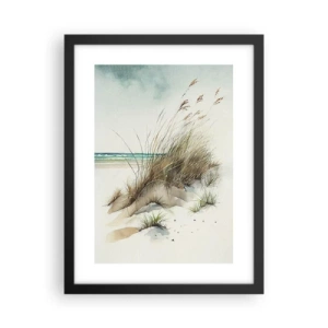 Plakát v černém rámu - Zahalené v písku - 30x40 cm