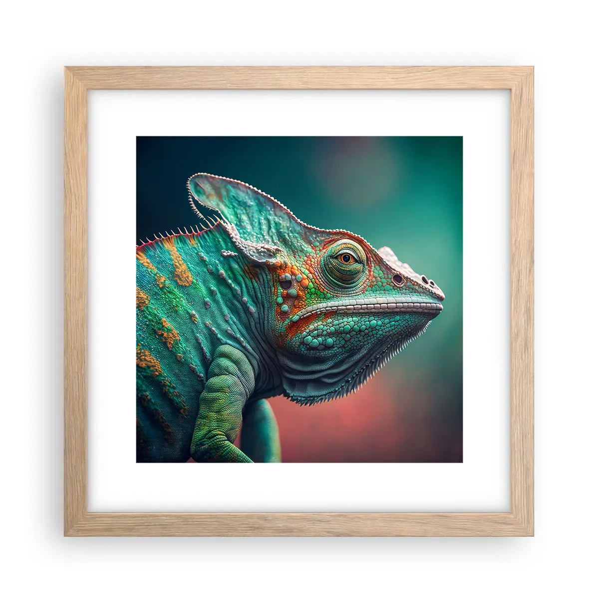 Plakát v rámu světlý dub - Vidíš mě? To není dobré… - 30x30 cm