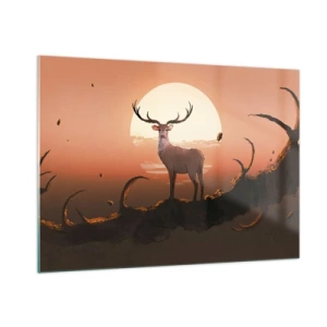 Obraz na skle - Tato noc se nepodobá jiným - 100x70 cm