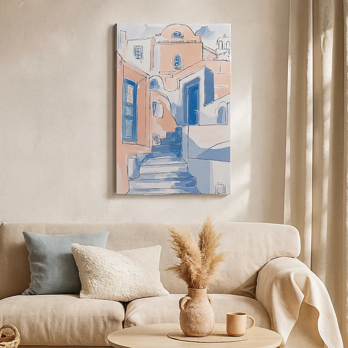 Obraz na plátně - Exotické město - 50x70 cm