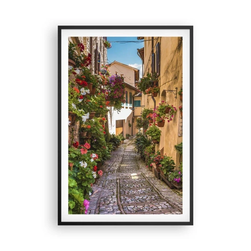 Plakát v černém rámu - Italské zákoutí - 61x91 cm