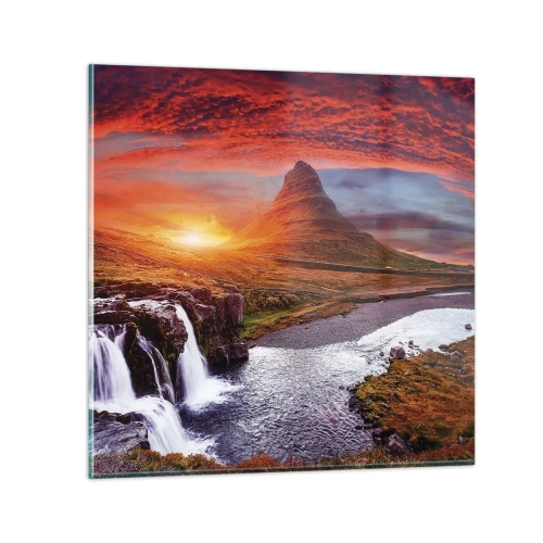 Obraz na skle - Pohled na Středozem - 70x70 cm