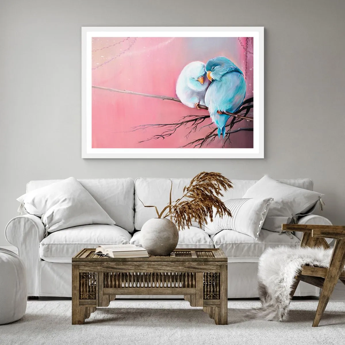 Plakát v bílém rámu - Co k tomu dodat?… - 40x40 cm