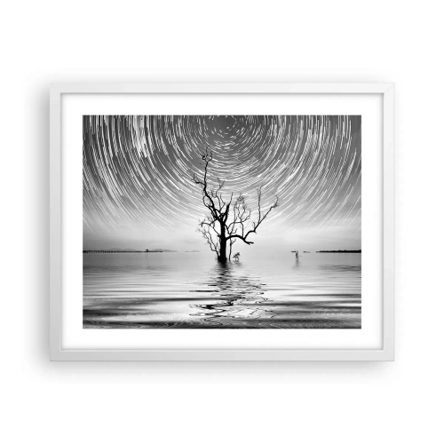 Plakát v bílém rámu - Symfonie přírody - 50x40 cm