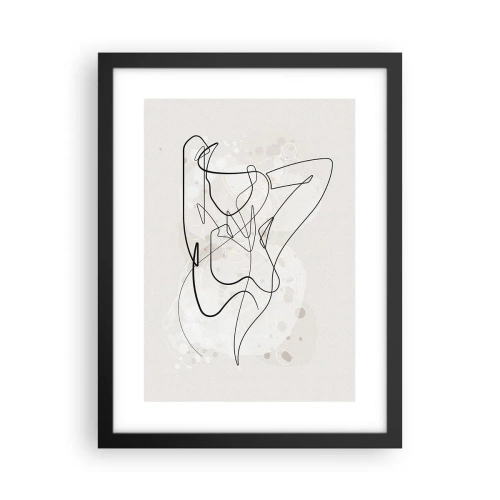 Plakát v černém rámu - Umění svádění - 30x40 cm