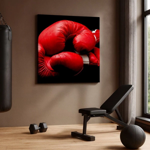 Obraz na plátně - Emoce války za námi - 30x30 cm