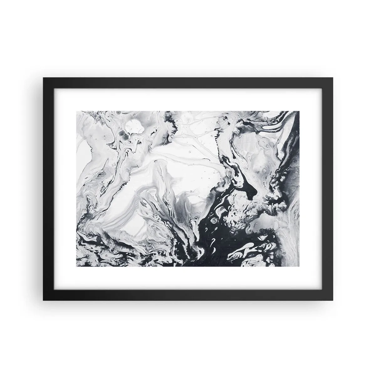 Plakát v černém rámu - Zemské nitro - 40x30 cm
