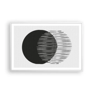 Plakát v bílém rámu - Jeho alter ego - 91x61 cm