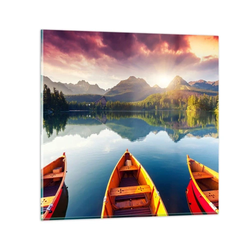 Obraz na skle - Nic proti přírodě - 60x60 cm