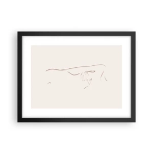 Plakát v černém rámu - Tvar touhy - 40x30 cm