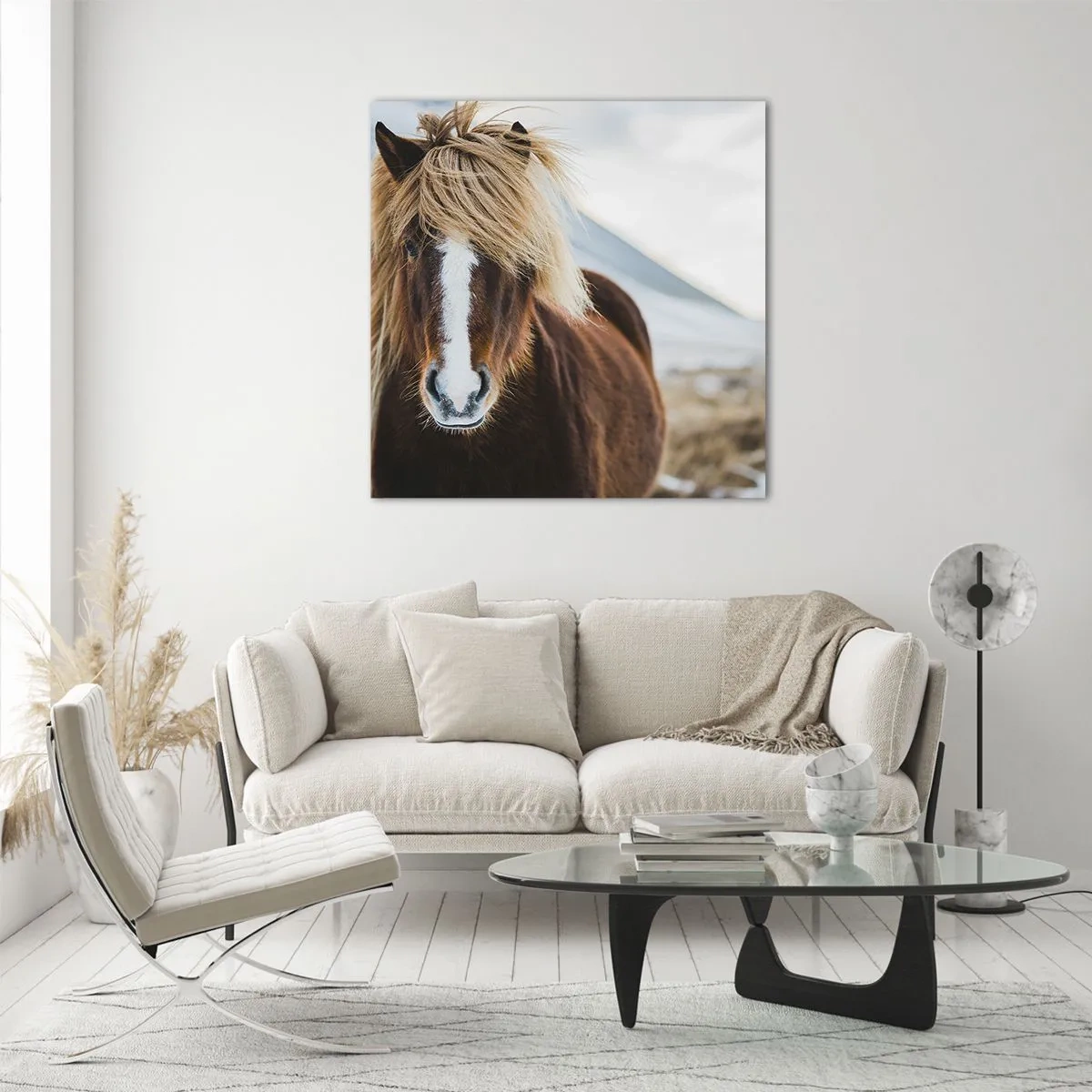 Obraz na skle - Cítíš svobodu? - 50x50 cm