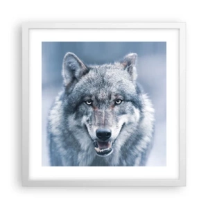 Plakát v bílém rámu - Přijmete tuto výzvu? - 40x40 cm