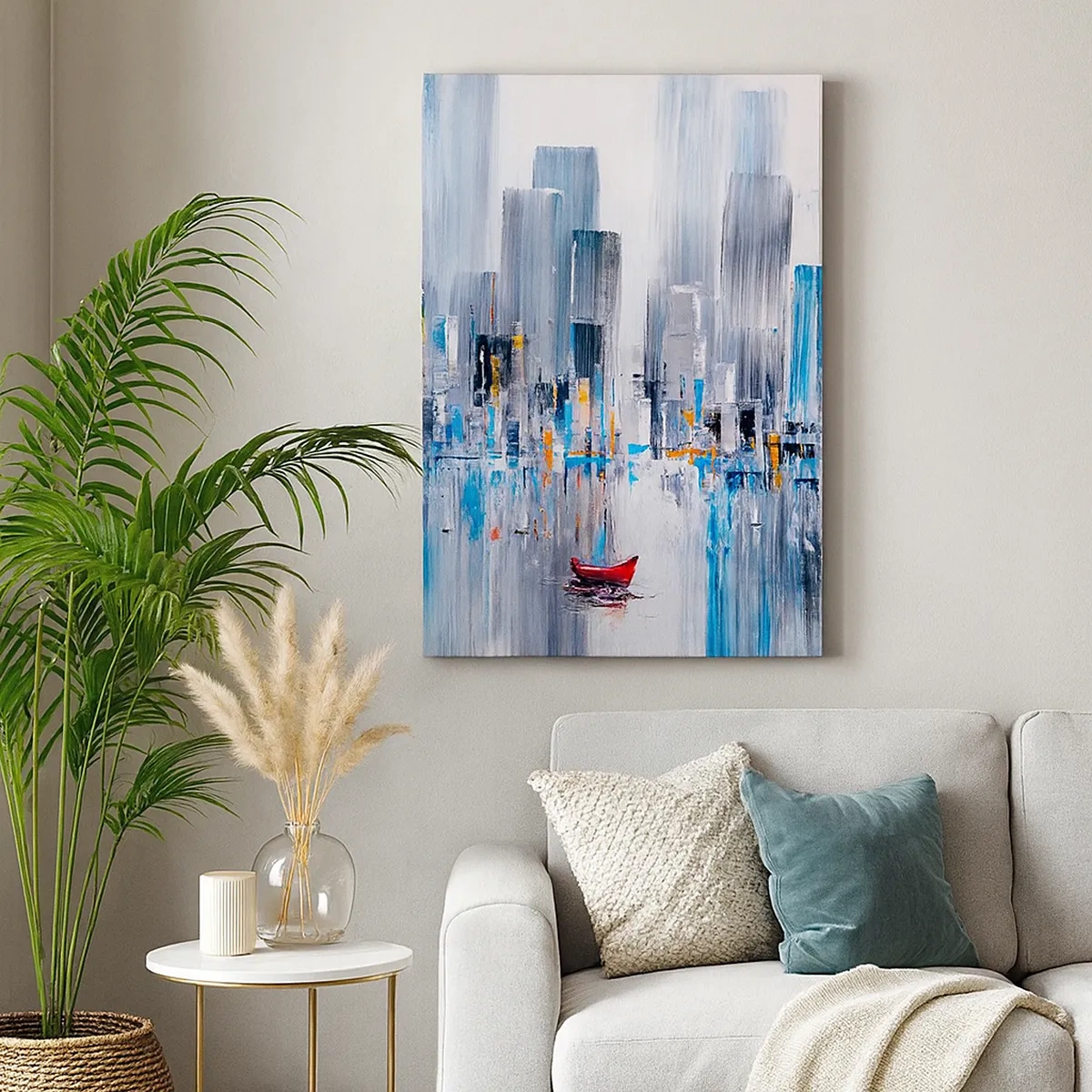 Obraz na plátně - Metropole u zálivu - 50x70 cm