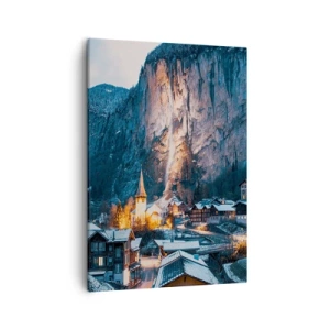 Obraz na plátně - Světlý duch zimy - 50x70 cm