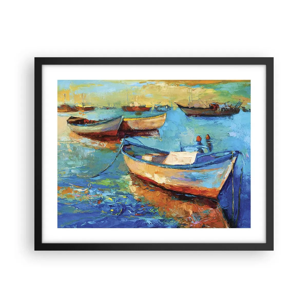 Plakát v černém rámu - V jižním zálivu - 50x40 cm