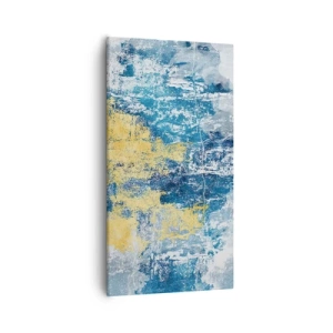 Obraz na plátně - Abstrakce s dobrou náladou - 55x100 cm