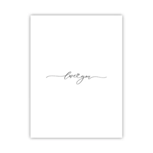 Plakát - Černé na bílém - 30x40 cm