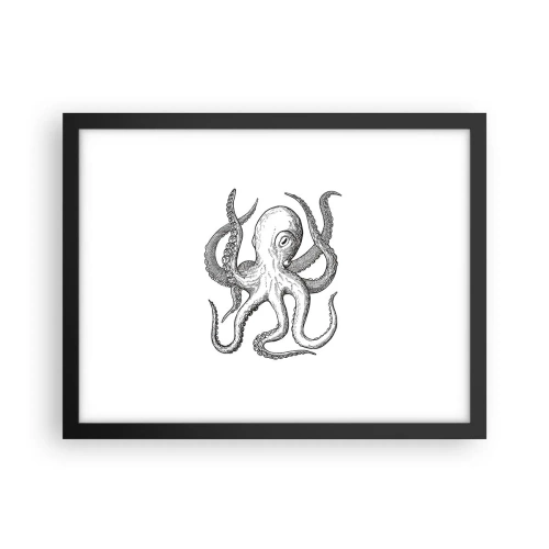 Plakát v černém rámu - Tančící s vlnami - 40x30 cm